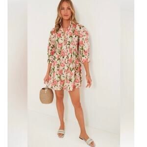 Tuckernuck Lindsay Dress Blush Ikat
Blooms Pink Floral Cotton Mini size L